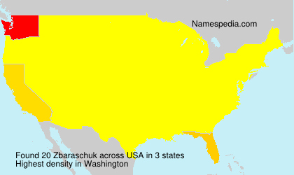 Surname Zbaraschuk in USA