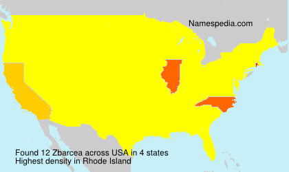 Surname Zbarcea in USA