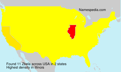 Surname Zbela in USA