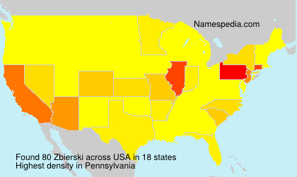 Surname Zbierski in USA Surname Zbierski in USA