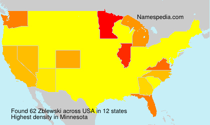 Surname Zblewski in USA