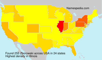 Surname Zborowski in USA Surname Zborowski in USA