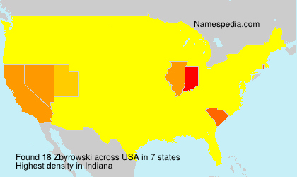 Surname Zbyrowski in USA Surname Zbyrowski in USA