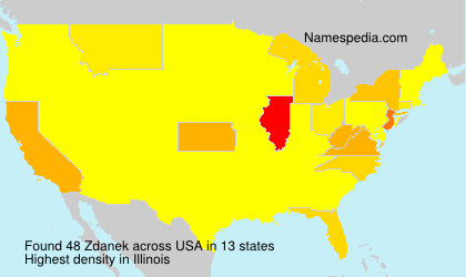 Surname Zdanek in USA Surname Zdanek in USA