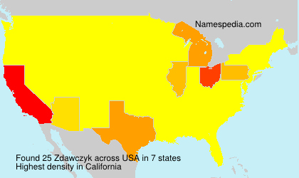 Surname Zdawczyk in USA Surname Zdawczyk in USA