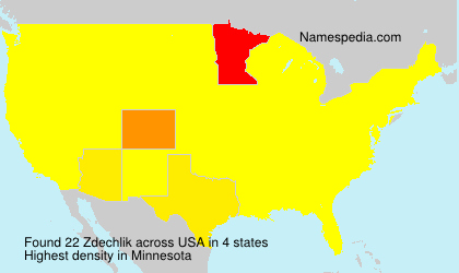 Surname Zdechlik in USA Surname Zdechlik in USA