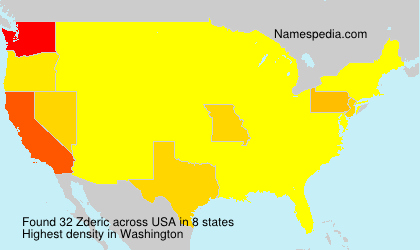 Surname Zderic in USA Surname Zderic in USA