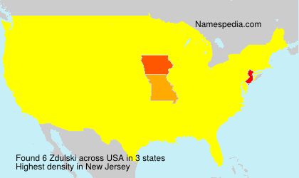 Surname Zdulski in USA Surname Zdulski in USA