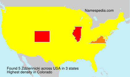 Surname Zdziennicki in USA Surname Zdziennicki in USA