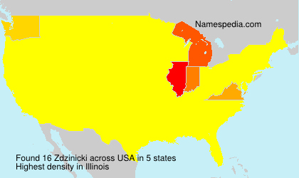 Surname Zdzinicki in USA Surname Zdzinicki in USA