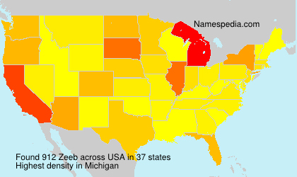 Surname Zeeb in USA Surname Zeeb in USA