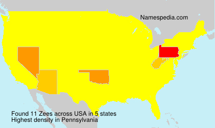 Surname Zees in USA Surname Zees in USA