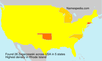 Surname Zegarzewski in USA Surname Zegarzewski in USA