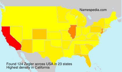 Surname Zegler in USA Surname Zegler in USA
