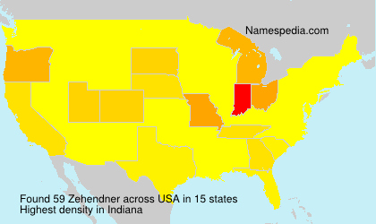 Surname Zehendner in USA Surname Zehendner in USA