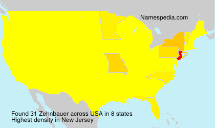 Surname Zehnbauer in USA Surname Zehnbauer in USA