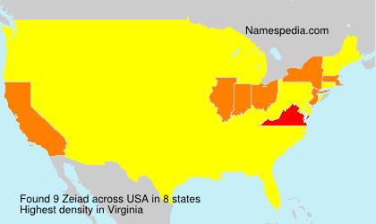 Surname Zeiad in USA Surname Zeiad in USA