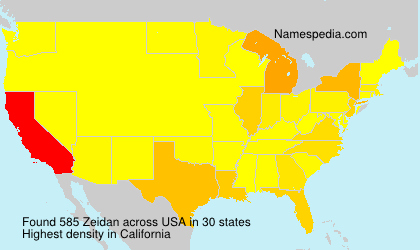 Surname Zeidan in USA Surname Zeidan in USA