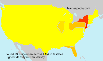 Surname Zeigerman in USA Surname Zeigerman in USA