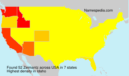 Surname Zeimantz in USA Surname Zeimantz in USA