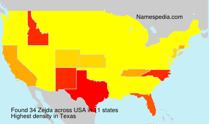 Surname Zejda in USA Surname Zejda in USA
