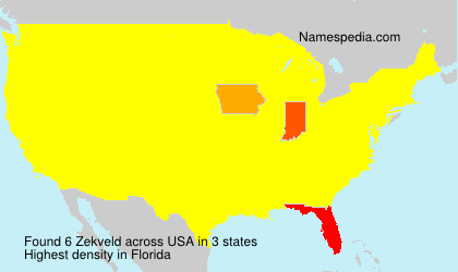 Surname Zekveld in USA Surname Zekveld in USA