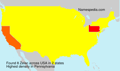 Surname Zelac in USA Surname Zelac in USA