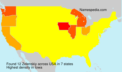 Surname Zelenskiy in USA Surname Zelenskiy in USA