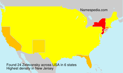 Surname Zelevansky in USA Surname Zelevansky in USA
