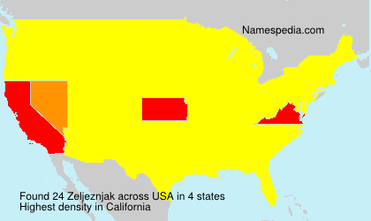 Surname Zeljeznjak in USA Surname Zeljeznjak in USA