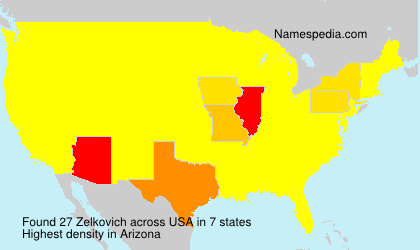 Surname Zelkovich in USA Surname Zelkovich in USA