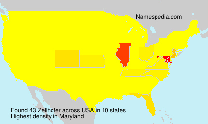 Surname Zellhofer in USA Surname Zellhofer in USA