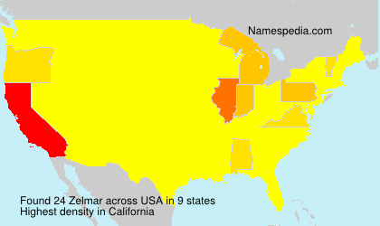 Surname Zelmar in USA Surname Zelmar in USA