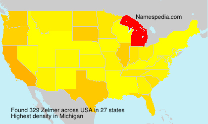 Surname Zelmer in USA Surname Zelmer in USA
