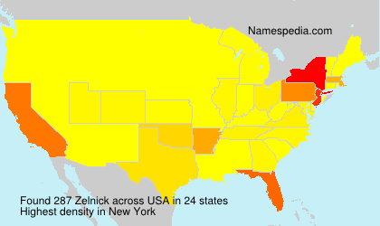 Surname Zelnick in USA Surname Zelnick in USA