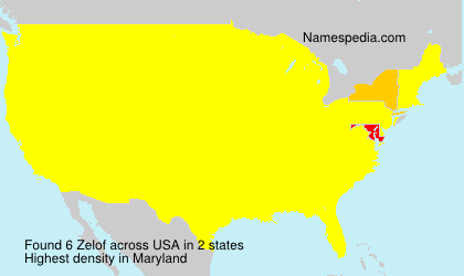 Surname Zelof in USA Surname Zelof in USA