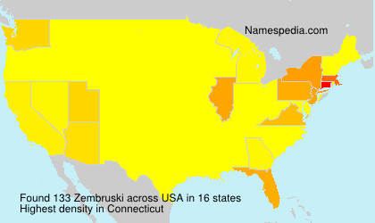 Surname Zembruski in USA Surname Zembruski in USA