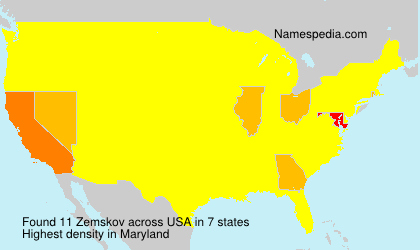 Surname Zemskov in USA Surname Zemskov in USA
