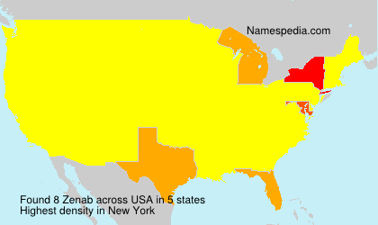Surname Zenab in USA Surname Zenab in USA