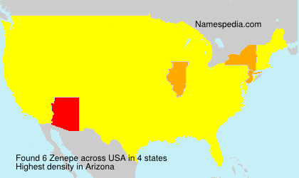 Surname Zenepe in USA Surname Zenepe in USA