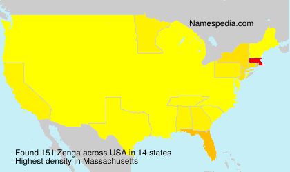 Surname Zenga in USA Surname Zenga in USA
