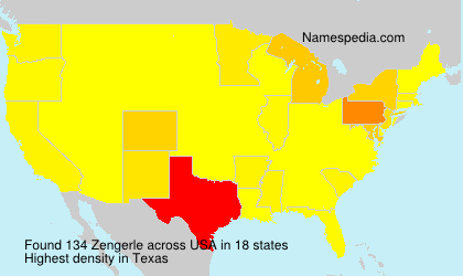 Surname Zengerle in USA Surname Zengerle in USA