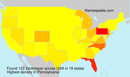Surname Zentmeyer in USA Surname Zentmeyer in USA