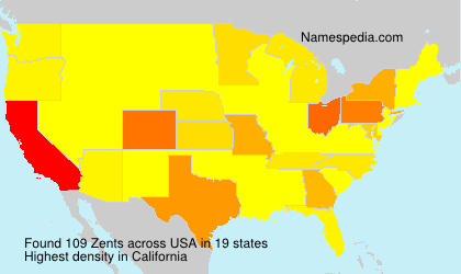 Surname Zents in USA Surname Zents in USA