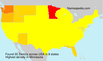 Surname Zentzis in USA Surname Zentzis in USA