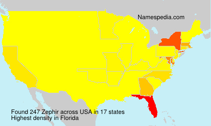 Surname Zephir in USA Surname Zephir in USA