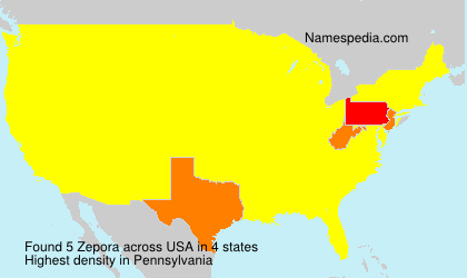 Surname Zepora in USA Surname Zepora in USA