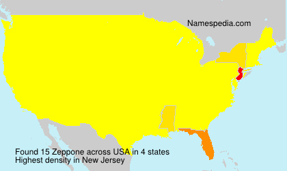 Surname Zeppone in USA Surname Zeppone in USA