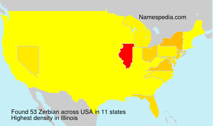 Surname Zerbian in USA Surname Zerbian in USA