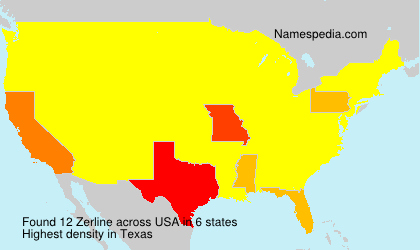 Surname Zerline in USA Surname Zerline in USA